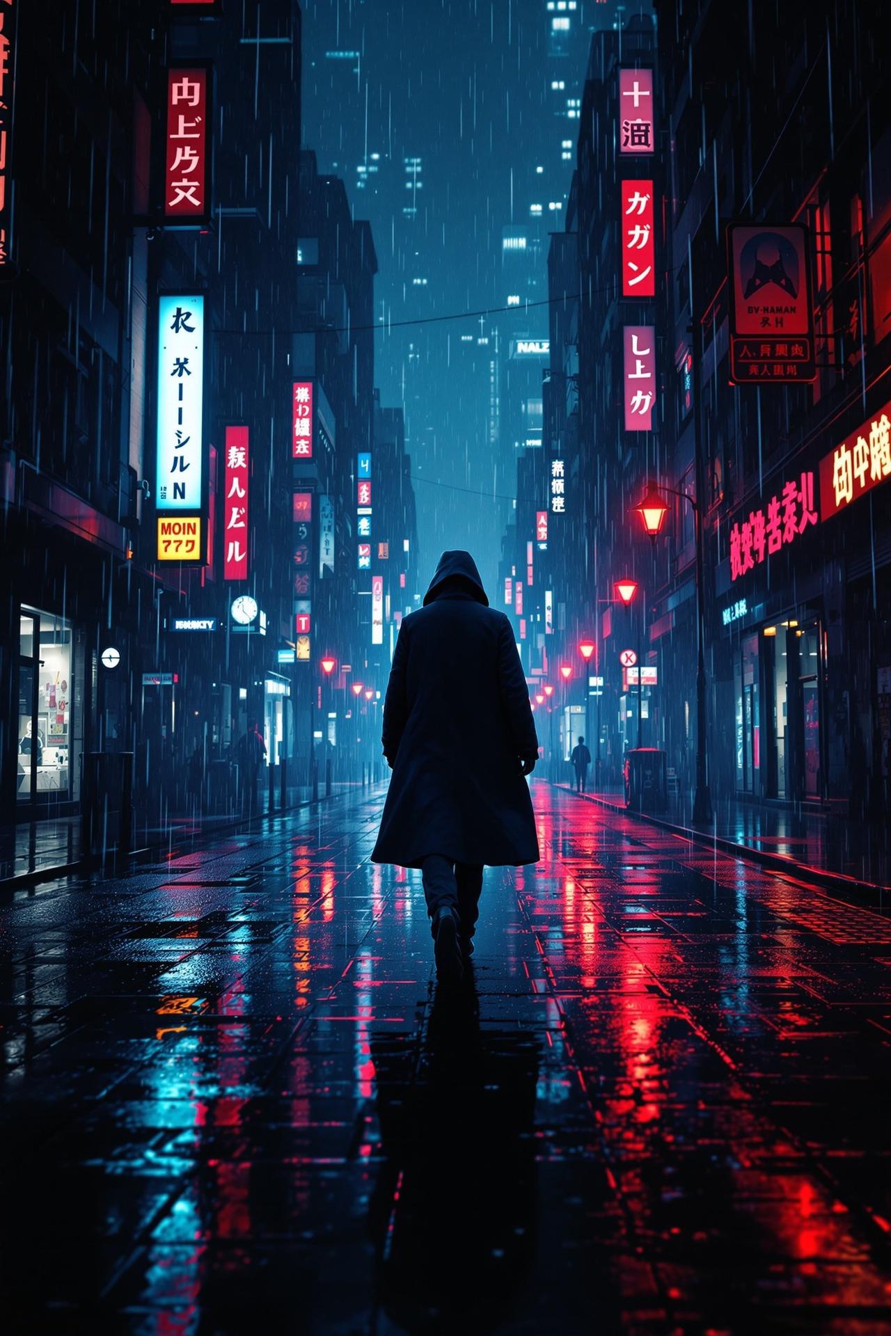 日本影院作品《霓虹深处》主海报